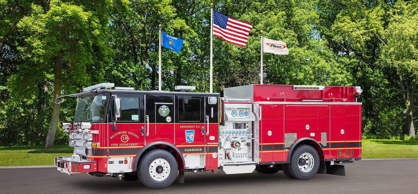 Baltimore County Fire Department in Maryland Orders 23 Custom Pierce